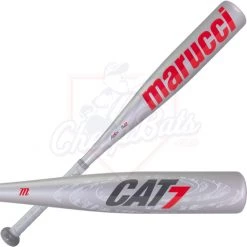 Marucci Bats Marucci Cat 7 Silver Junior Big Barrel USSSA Baseball Bat -10oz MJBBC72S