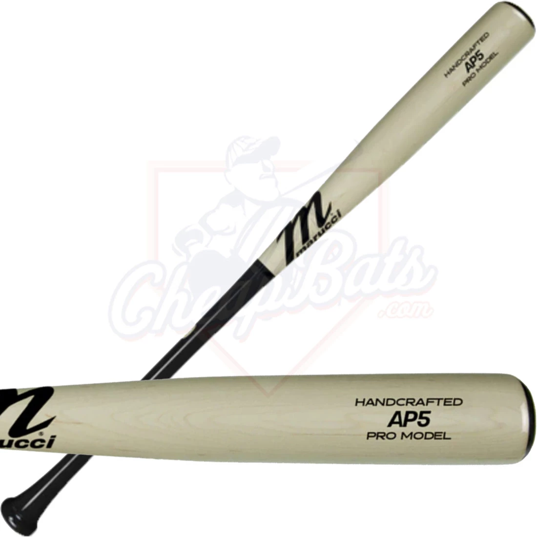 Marucci Bats Marucci Albert Pujols Pro Model Maple Wood Baseball Bat MVE2AP5-BK/N 3 Marucci Bats Marucci Albert Pujols Pro Model Maple Wood Baseball Bat MVE2AP5-BK/N